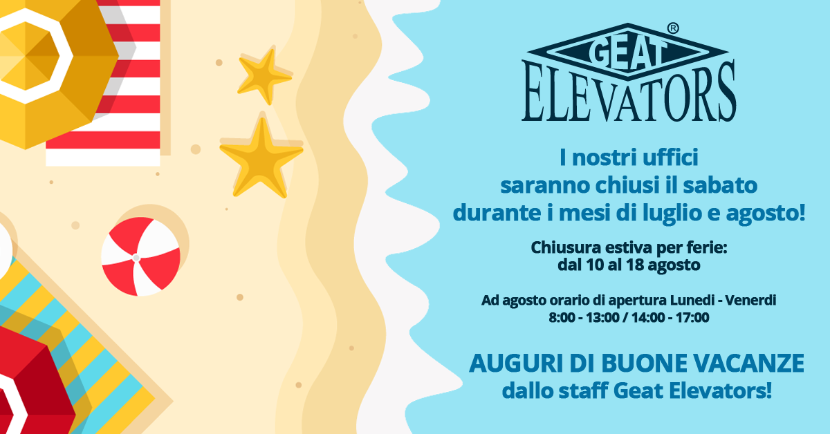 Segnalazione orari e chiusure estive