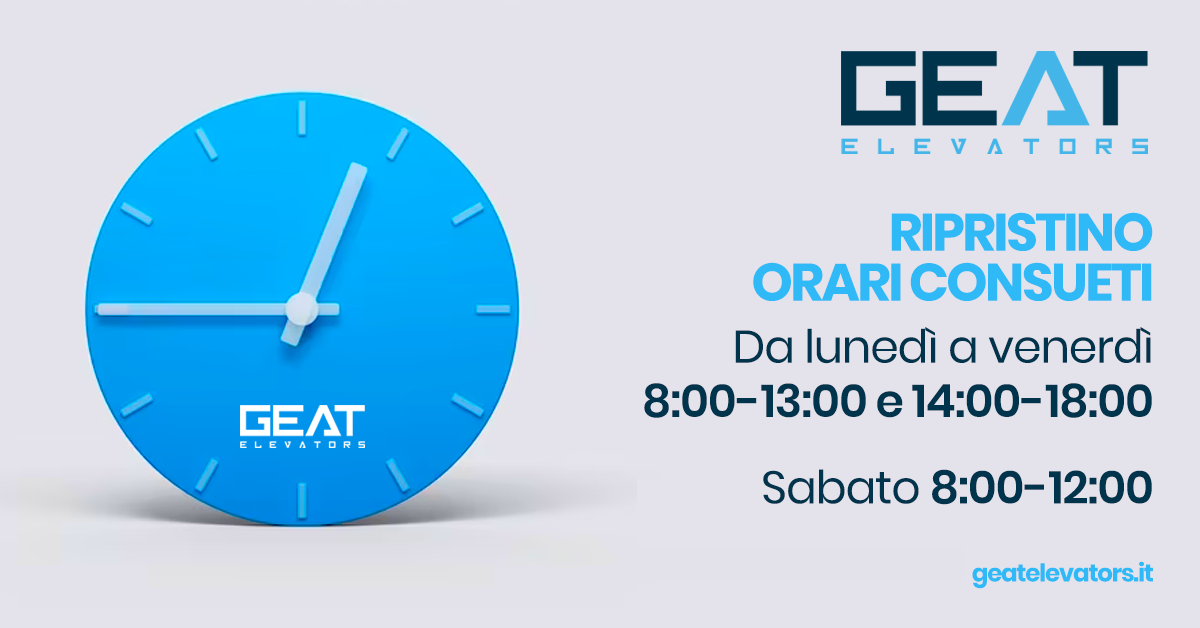 Ripristino orari consueti