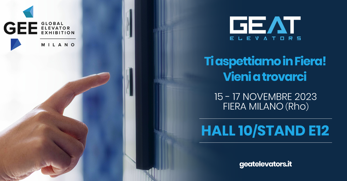 Vieni a trovarci in Fiera a GEE 2023 Fieramilano