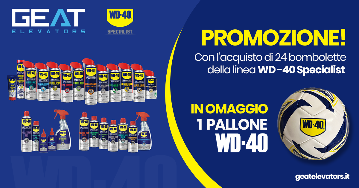 Promozione WD-40 Specialist: acquista e ricevi un omaggio!