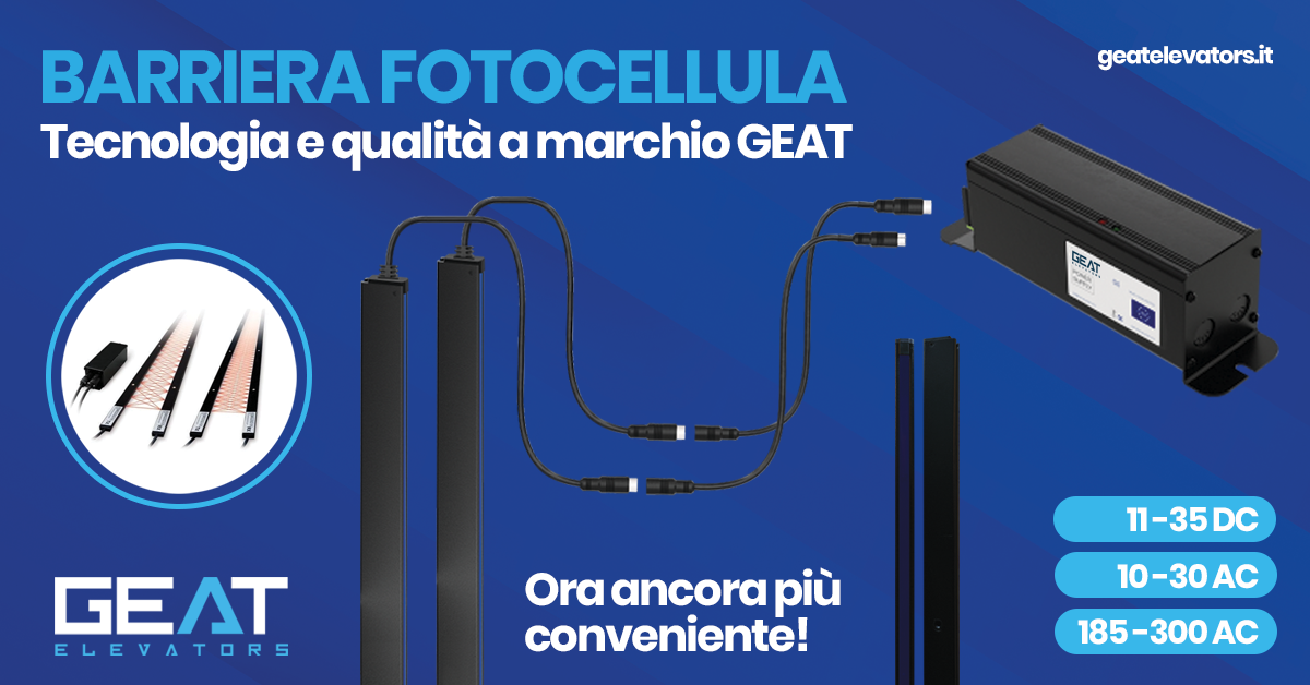 Nuove barriere ottiche ora a marchio GEAT