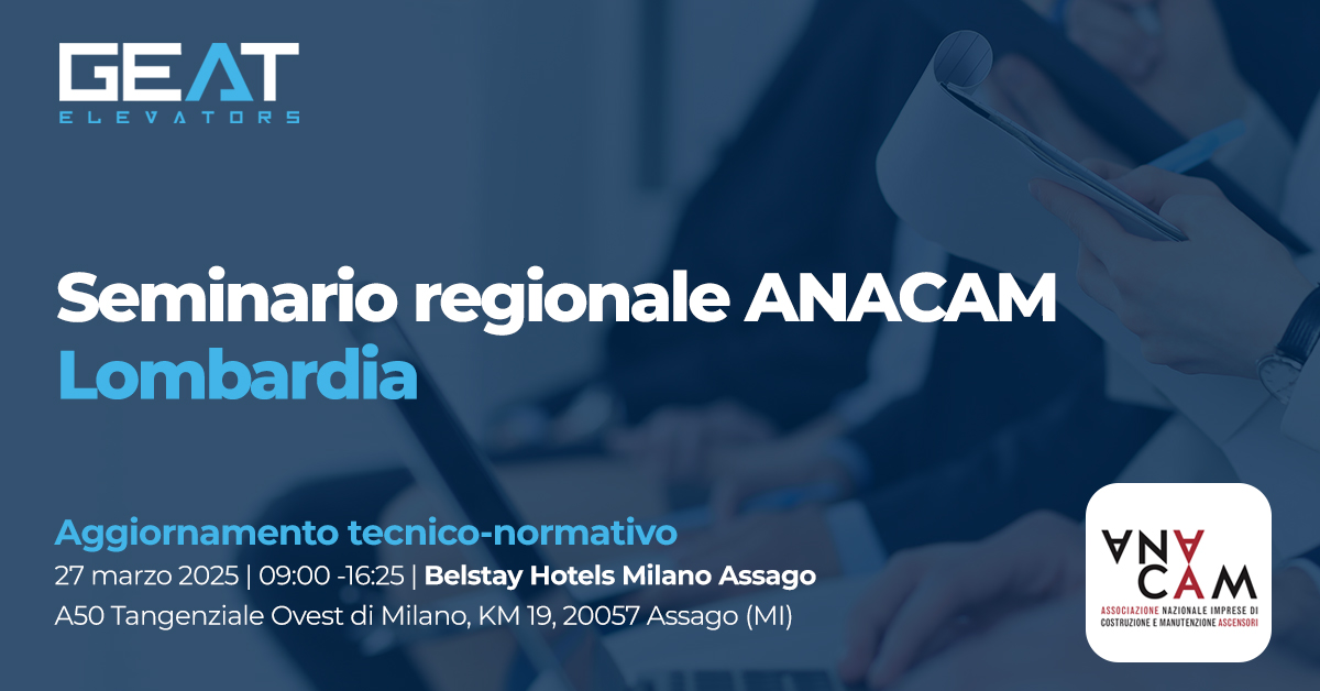 Seminario Anacam Lombardia giovedì 27 marzo 