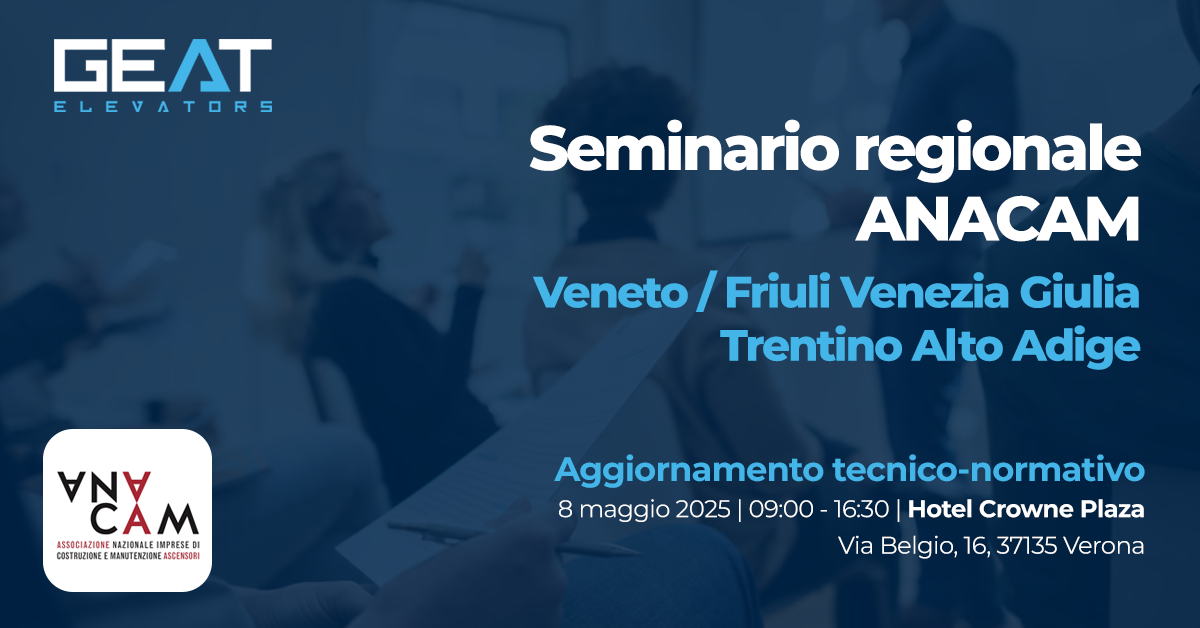 Seminario Anacam a Verona: appuntamento l'8 maggio