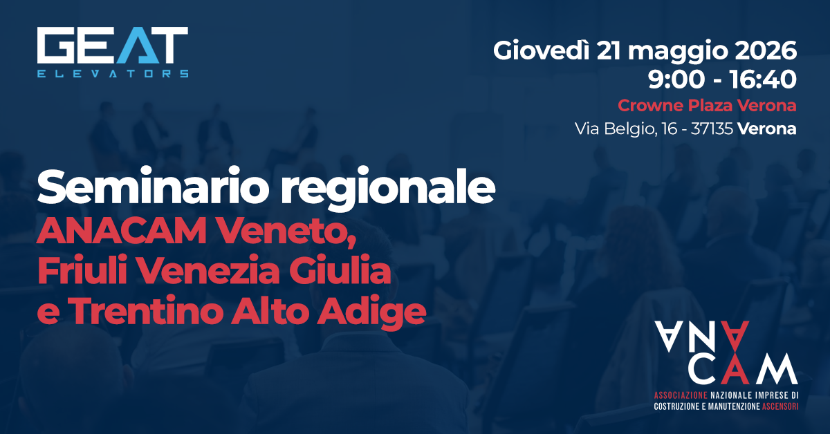 GEAT al seminario regionale ANACAM del 21 maggio a Verona