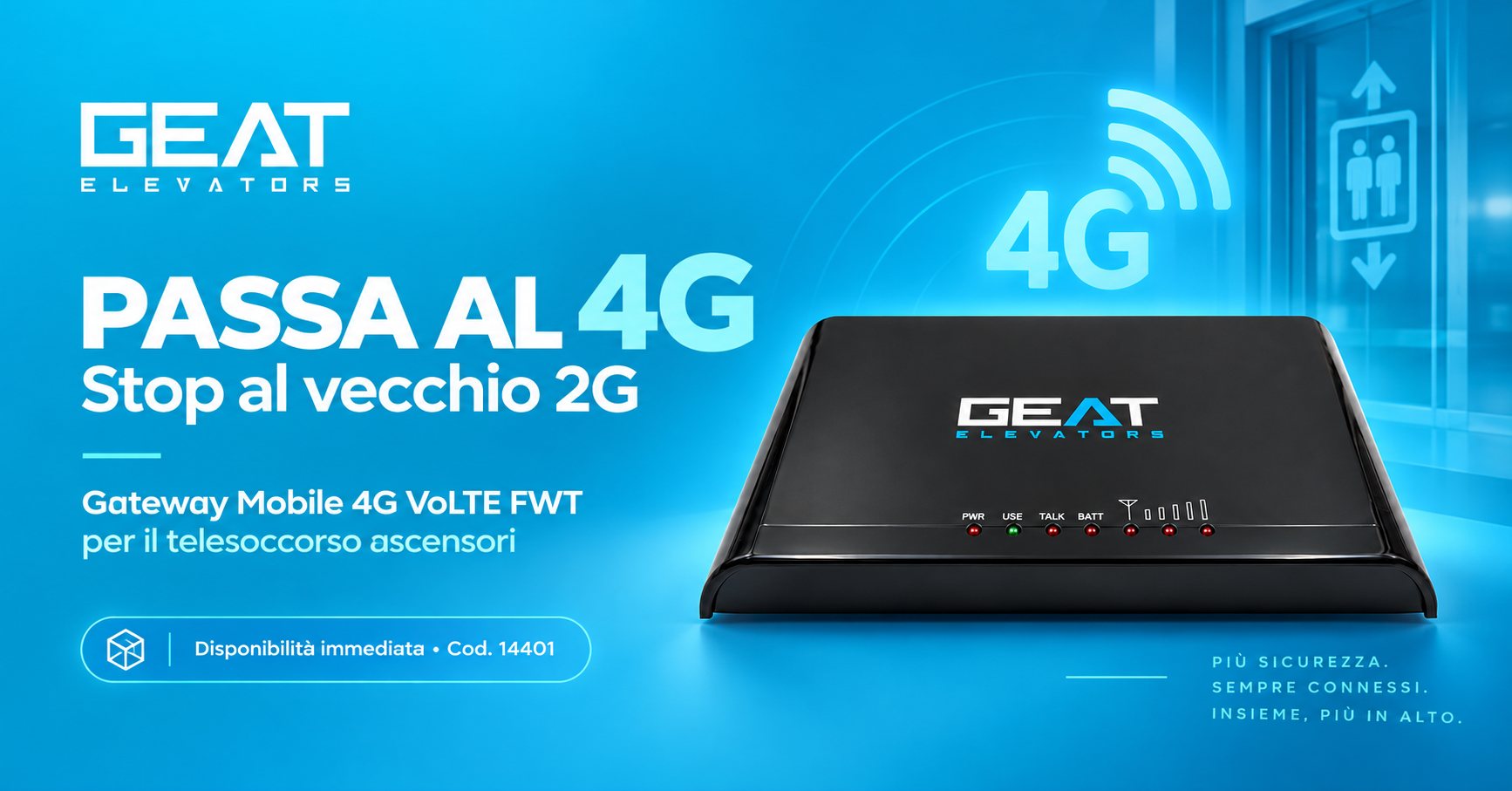 Il tuo ascensore utilizza ancora un GSM 2G? È il momento di guardare al futuro